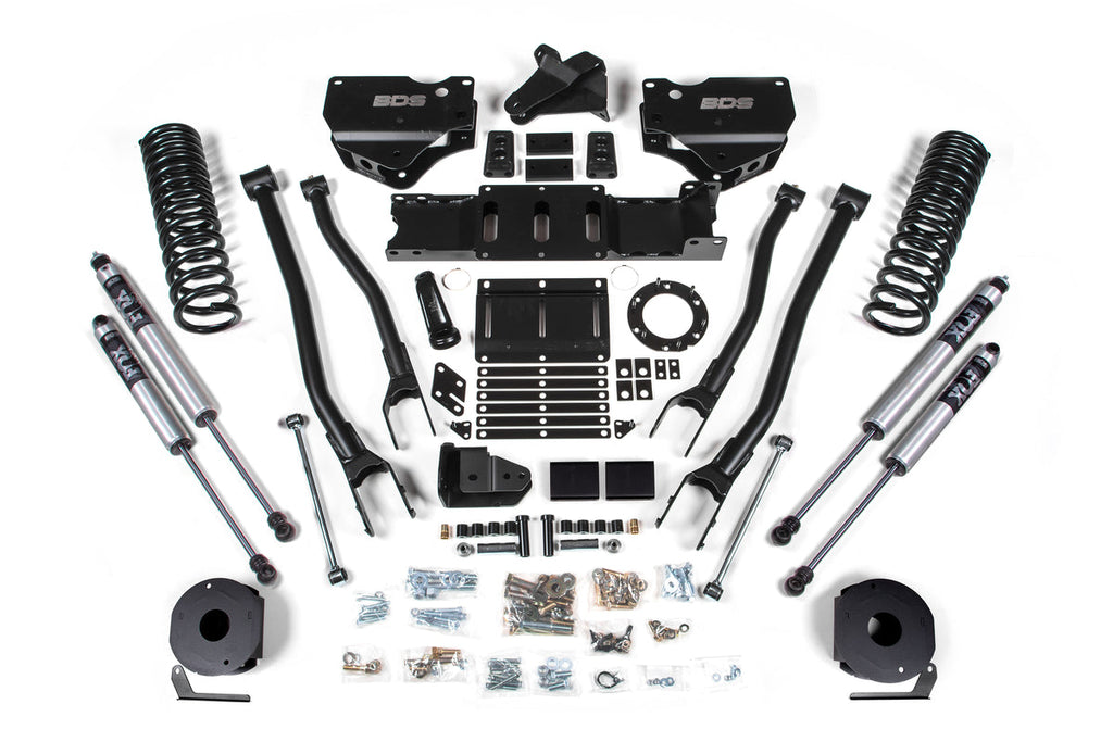 4 Inch Lift Kit w/ 4-Link Ram 2500 w/ Rear Air Ride (19-24) 4WD Gas