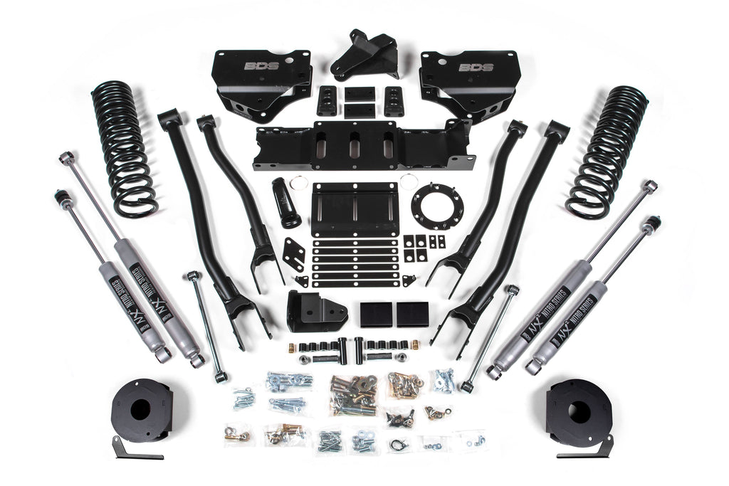 4 Inch Lift Kit w/ 4-Link Ram 2500 w/ Rear Air Ride (19-24) 4WD Gas