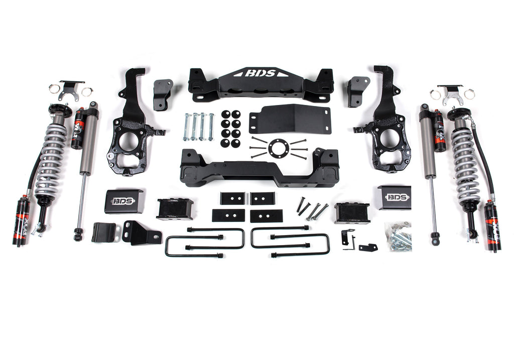 4 Inch Lift Kit FOX 2.5 Performance Elite Coil-Over Ford F150 (21-24) 4WD