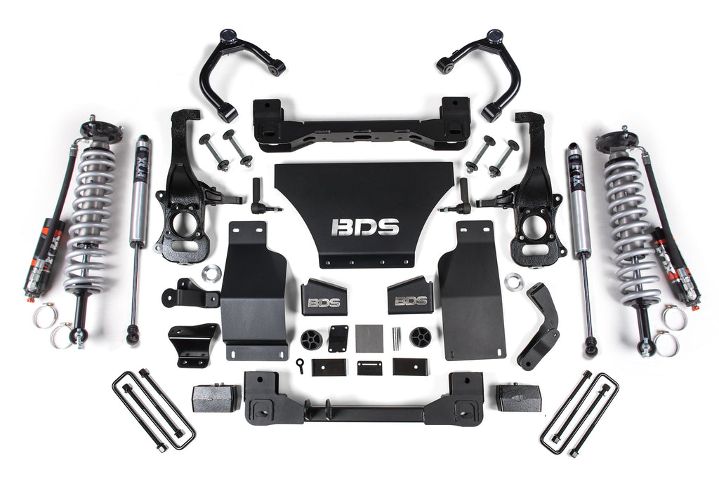4 Inch Lift Kit FOX 2.5 Performance Elite Coil-Over Chevy Silverado or GMC Sierra 1500 (19-24) 4WD Gas