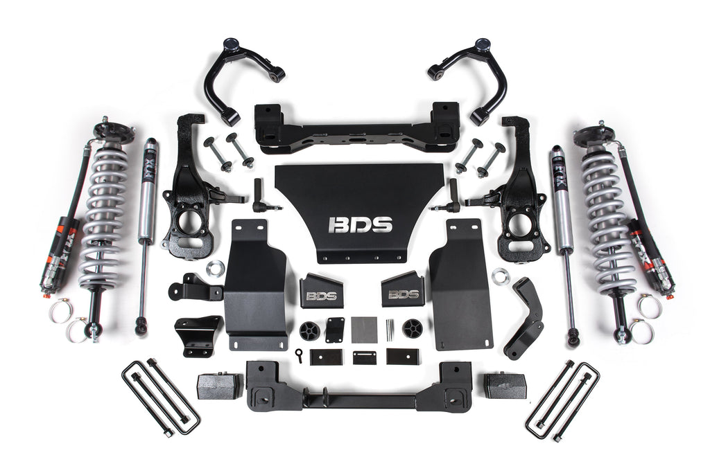 6 Inch Lift Kit FOX 2.5 Performance Elite Coil-Over Chevy Silverado or GMC Sierra 1500 (19-24) 4WD Gas