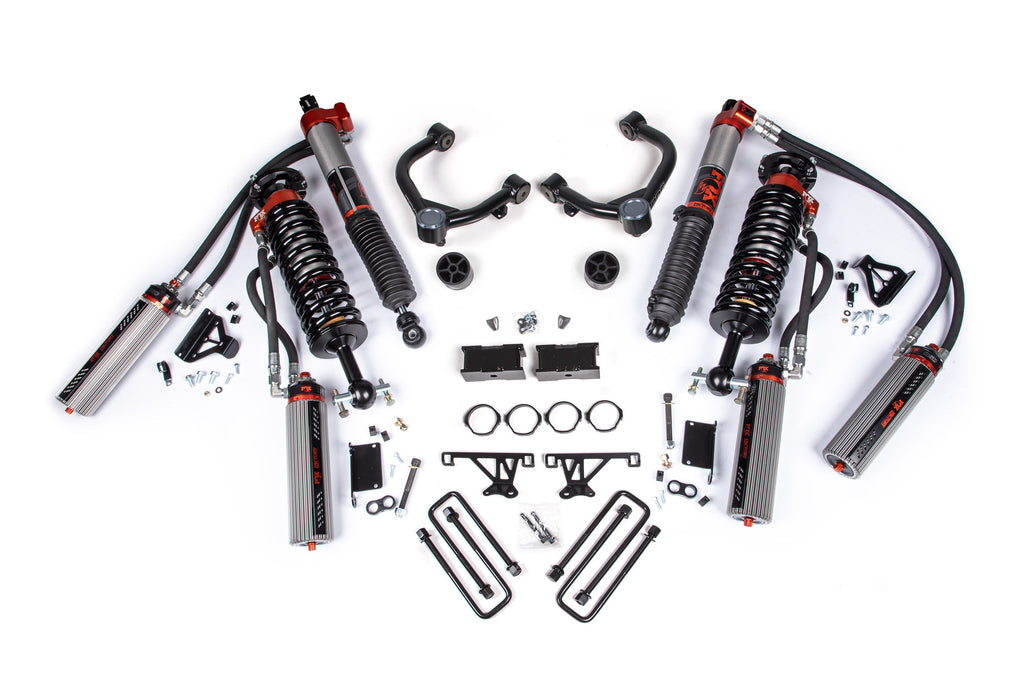 3.5 Inch Lift Kit FOX 3.0 Bypass Factory Race Series Chevy Silverado And GMC Sierra 1500 (19-24)