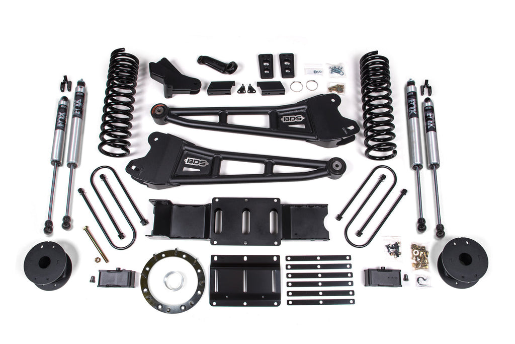4 Inch Lift Kit w/ Radius Arm Ram 3500 w/ Rear Air Ride (19-24) 4WD Gas