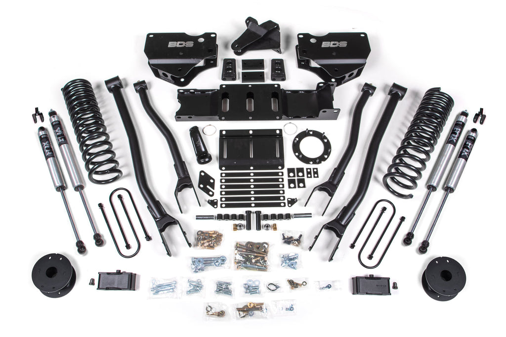 4 Inch Lift Kit w/ 4-Link Ram 3500 w/ Rear Air Ride (19-24) 4WD Gas