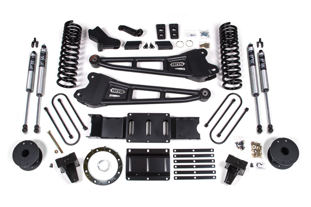 5.5 Inch Lift Kit w/ Radius Arm Ram 3500 w/ Rear Air Ride (19-24) 4WD Gas
