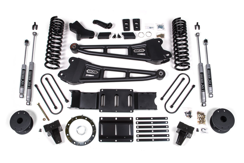 5.5 Inch Lift Kit w/ Radius Arm Ram 3500 w/ Rear Air Ride (19-24) 4WD Gas