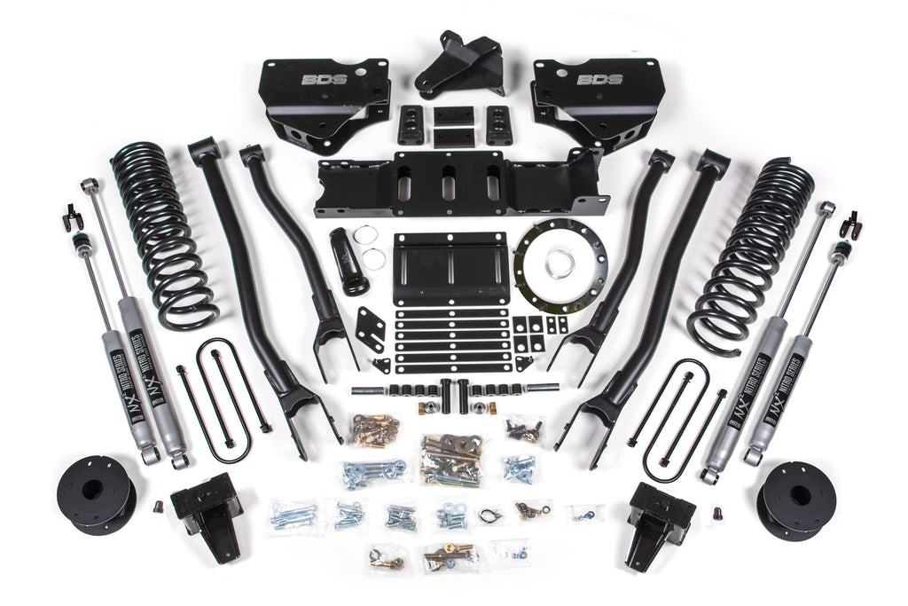 5.5 Inch Lift Kit w/ 4-Link Ram 3500 w/ Rear Air Ride (19-24) 4WD Gas