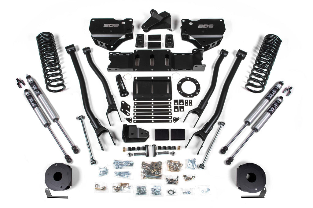 5.5 Inch Lift Kit w/ 4-Link Ram 2500 w/ Rear Air Ride (19-24) 4WD Gas
