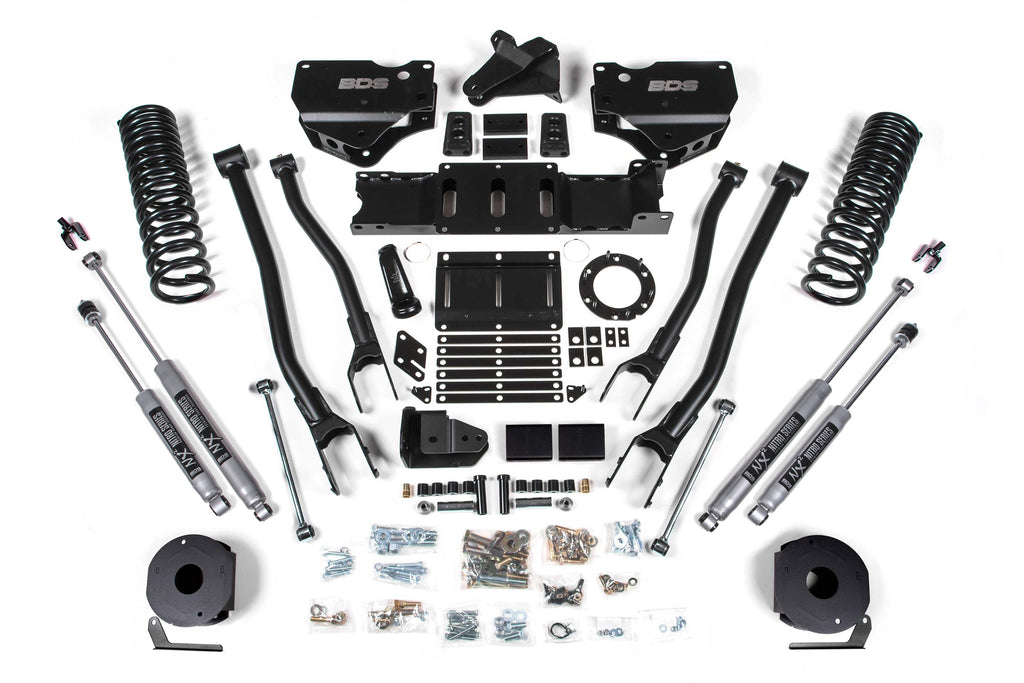 5.5 Inch Lift Kit w/ 4-Link Ram 2500 w/ Rear Air Ride (19-24) 4WD Gas