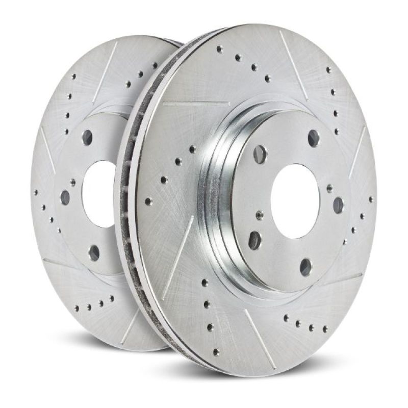 Power Stop 15-20 Ford F59 Front Drilled & Slotted Rotor - Pair