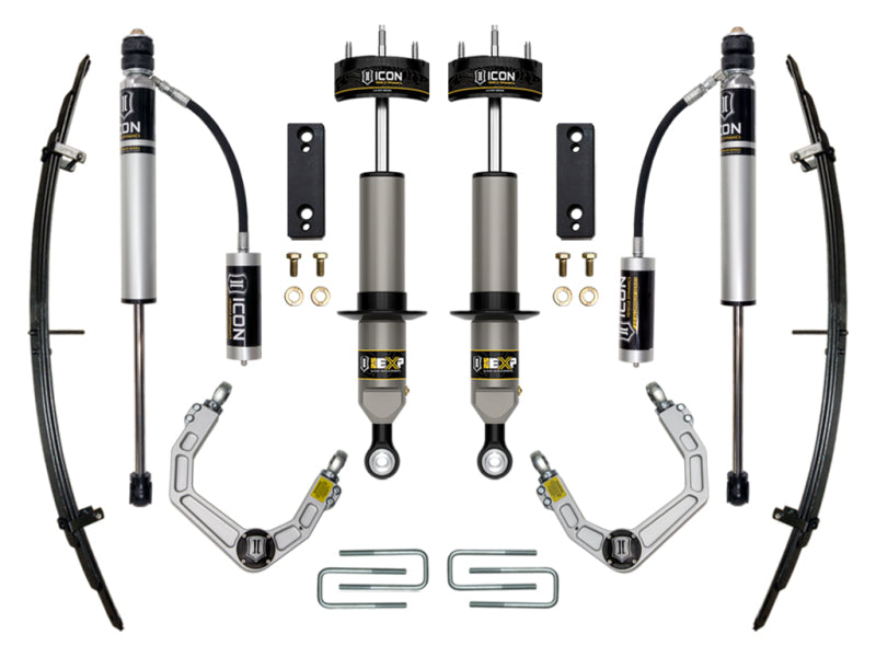 ICON 05-23 Tacoma 0-2in Stage 3 Exp Suspension System Billet