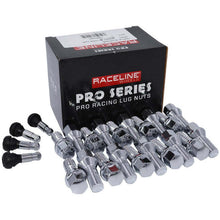 Load image into Gallery viewer, Raceline 14x1.5 1.1in Chrome Lug Bolts (Set of 20)