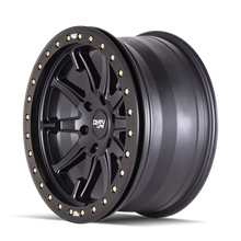 Load image into Gallery viewer, Dirty Life 9304 DT-2 17x9 / 5x127 BP / -12mm Offset / 78.1mm Hub Matte Black Wheel - Beadlock