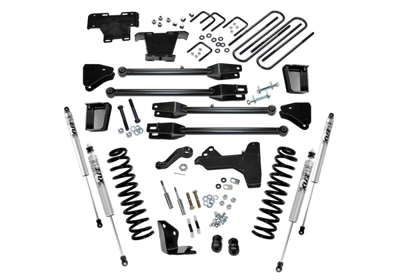 Superlift 05-07 Ford F-250 SuperDuty 4WD Diesel 6in Lift Kit w/ A 4 Link Conversion/Fox 2.0 Shocks