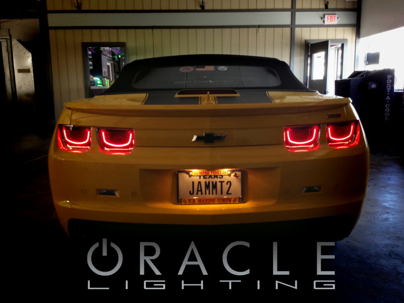 Oracle Chevy Camaro 10-13 Afterburner 2.0 Tail Light Halo Kit - Red NO RETURNS