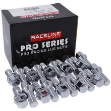Load image into Gallery viewer, Raceline 12x1.25 1.1in Chrome Lug Bolts (Set of 20)