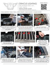 Load image into Gallery viewer, Oracle Pre-Runner Style LED Grille Kit for Jeep Wrangler JL - Red