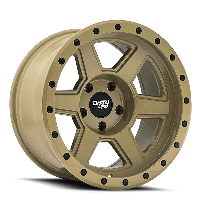 Dirty Life Compound 9315 20x9 / 5x127 BP / -12mm Offset / 78.1mm Hub Desert Sand Wheel