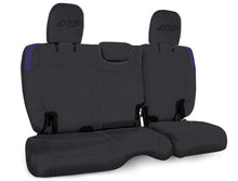 Load image into Gallery viewer, PRP Jeep Wrangler JL Rear Bench CoversU - 4 door with no armrest - Black/Purple
