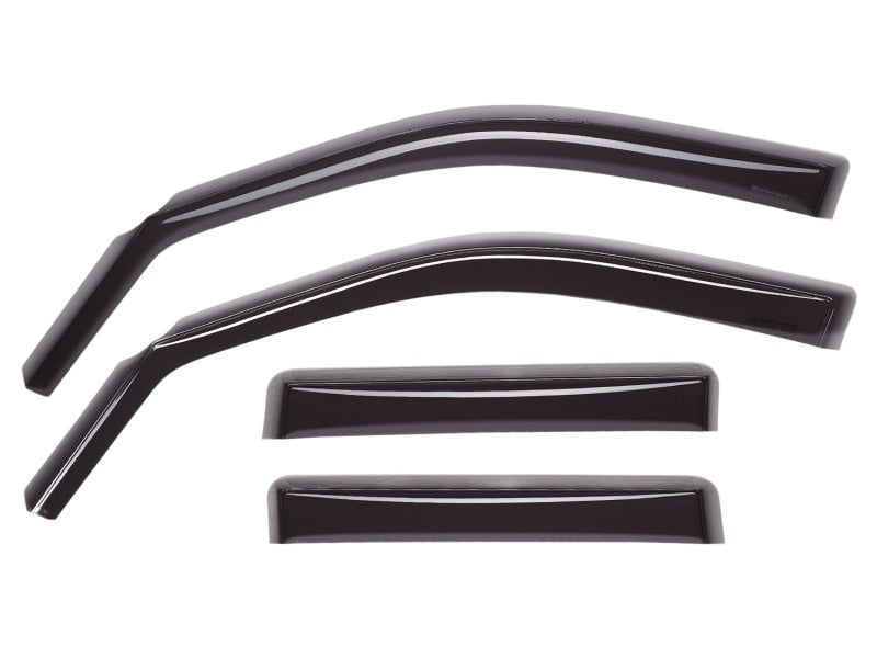 WeatherTech 08-20 Dodge Grand Caravan Front&Rear Side Window Deflectors - Dark Tint