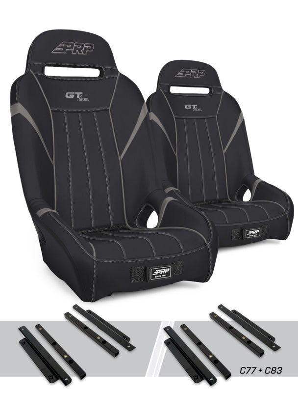 PRP GT/S.E. Suspension Seats Kit for Polaris General, RZR S 900, 900 Trail, Trail, XP 1000, Turbo, T