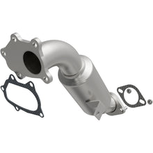 Load image into Gallery viewer, MagnaFlow Direct Fit Catalytic Converter 08-09 Subaru STi front OEM