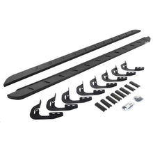 Load image into Gallery viewer, Go Rhino 15-19 GMC Sierra 2500/3500HD DC (Gas) RB10 Slim Running Boards Kit (w/Brackets) - Tex. Blk