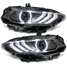 Load image into Gallery viewer, Oracle Lighting 18-23 Ford Mustang Dynamic ColorSHIFT LED Headlights - Black Series