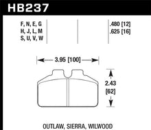 Load image into Gallery viewer, Hawk Wilwood Bridgebolt / AP Racing / Outlaw Caliper HT-10 Race Brake Pads