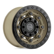 Load image into Gallery viewer, BRGAR 17X8.5 5X5.0 D-SAND-BLKLP -32MM