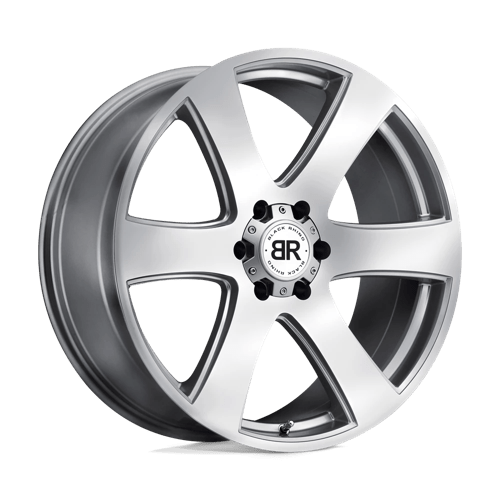 BRHAK 22X9.5 6X135 SLVR-MCH 30MM