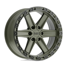 Load image into Gallery viewer, BRHDS 17X9 6X135 OD-GRN-BLK-LP 0MM