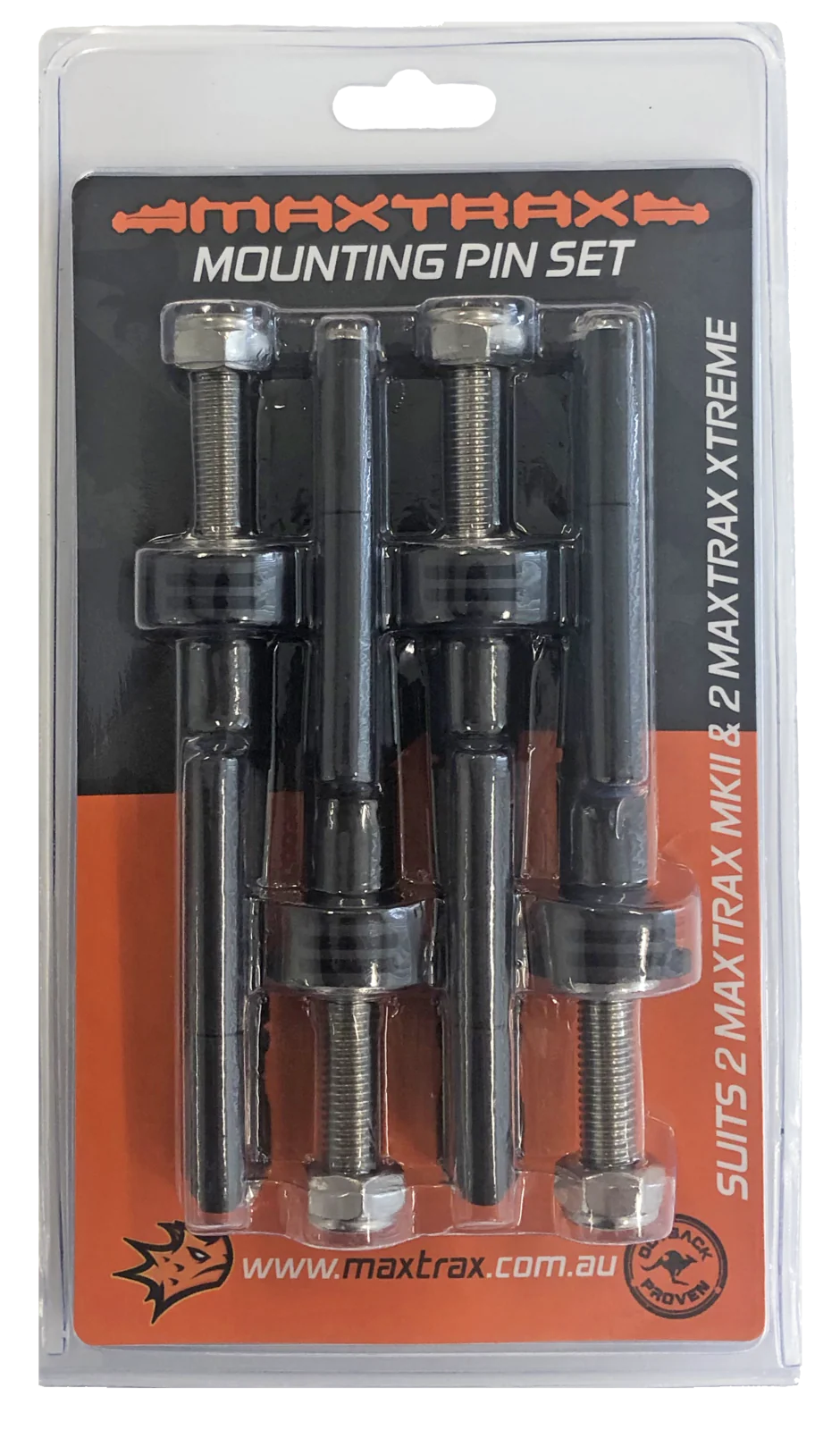 Maxtrax Mounting Pin Set - MKII Recovery Tracks - 17Mm