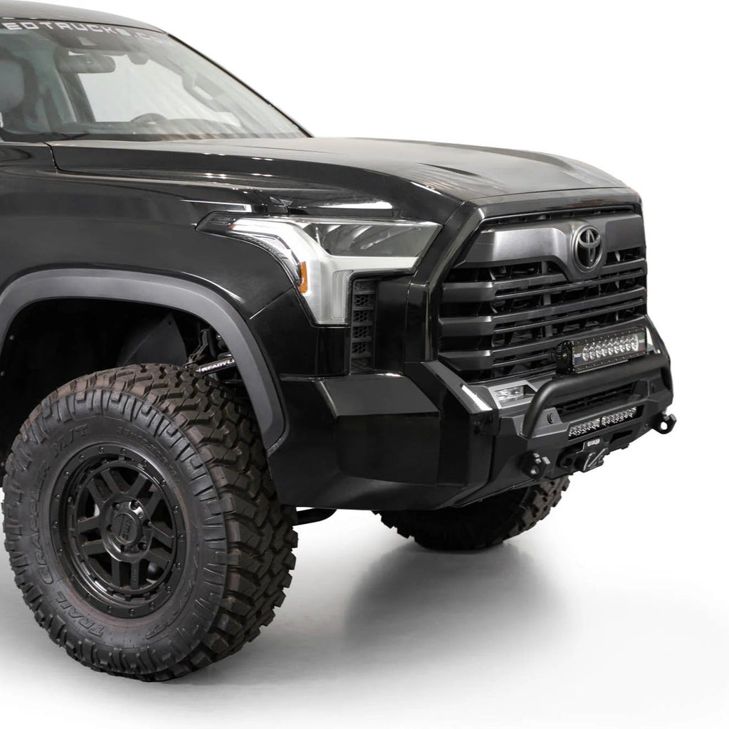 Addictive Desert Designs 2022+ Toyota Tundra Stealth Center Mount Front Bumper w/ Top Hoop