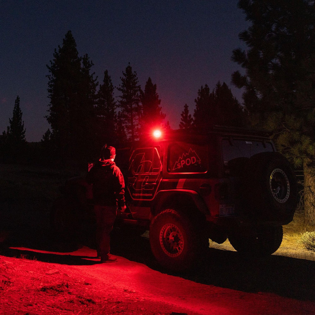 S2 Red LED Auxiliary Light Pod - Universal