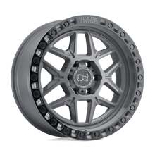 Load image into Gallery viewer, BRKLS 18X9 5X5.0 BTL-GRY-BLKLP 0MM