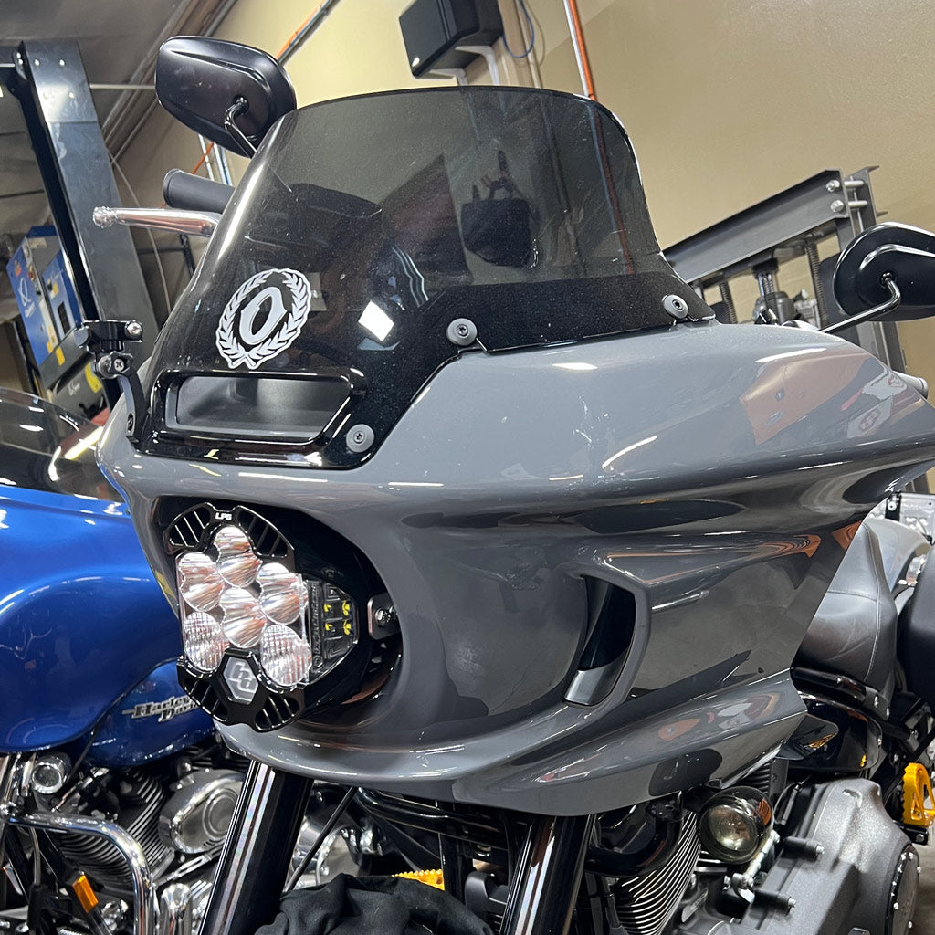Cali Raised Moto Low Rider ST LP6 Headlight No Cutting Bracket Kit