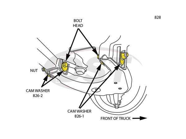 MOOG Front Alignment Caster/Camber Kit - moog-k100129