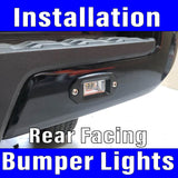 Aftermarket Rear Bumper mounted light pods with wiring & switch Labor Only