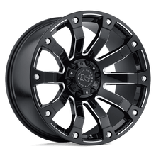 Load image into Gallery viewer, BRSLK 17X9 6X135 G-BLK-MILL 12MM