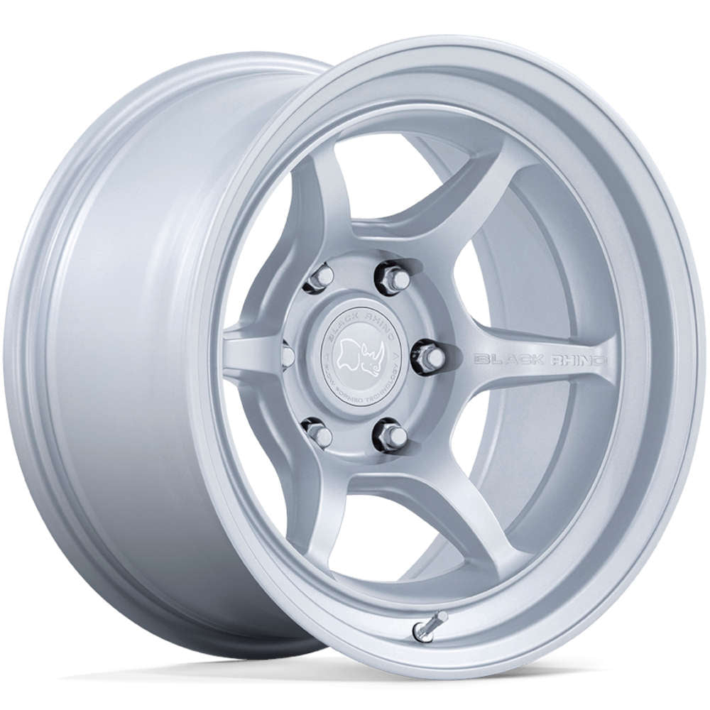 Black Rhino SHOGUN 17x8.5 -10MM 6x139.7 HYPER SILVER BR011SX17856810N