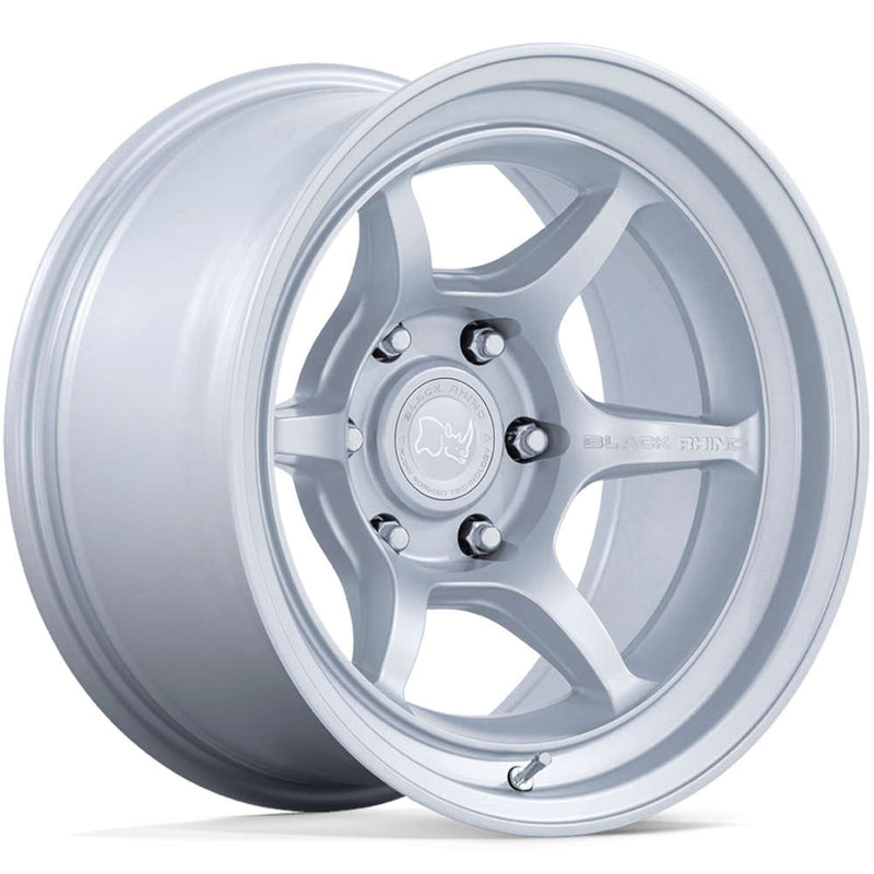 Black Rhino SHOGUN 17x8.5 -10MM 6x139.7 HYPER SILVER BR011SX17856810N