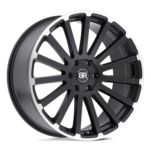 BRSPR 22X9.5 6X135 M-BLK-MCH-LP 30MM