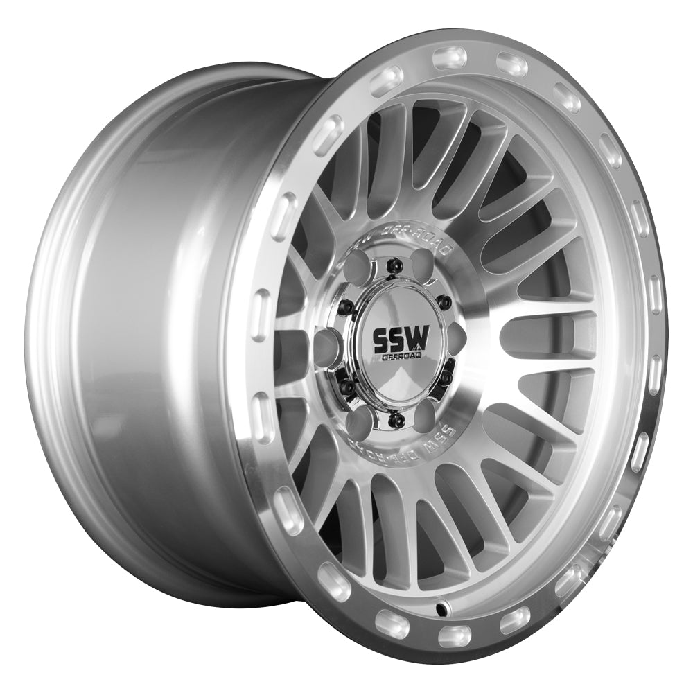 GRIFFON / MACHINED SILVER / 17X9.0 -25