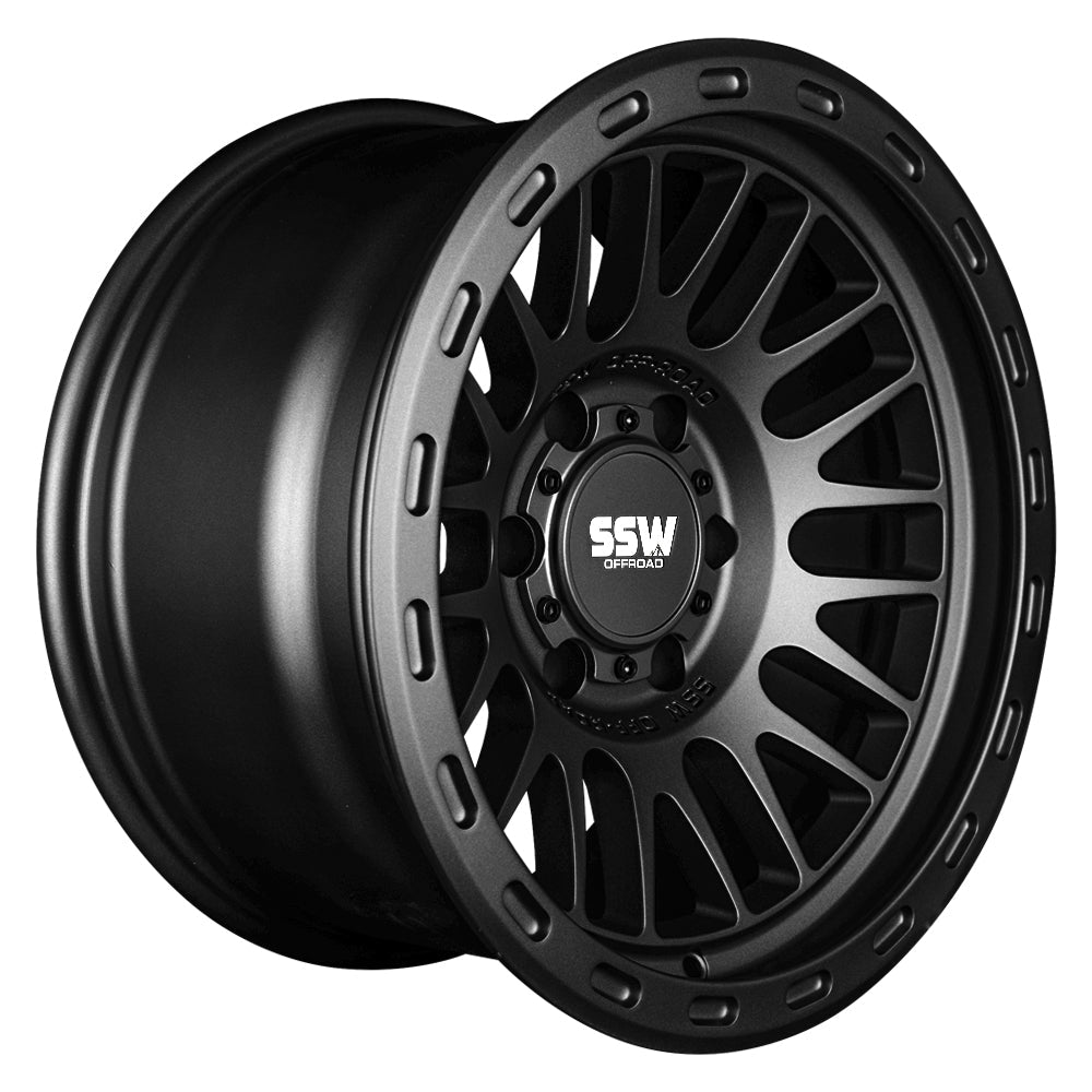 GRIFFON / MATTE BLACK / 17X9.0 -25