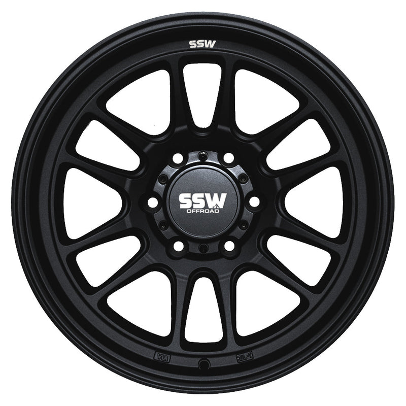 RAPTOR / MATTE BLACK / 17X9.0 -12