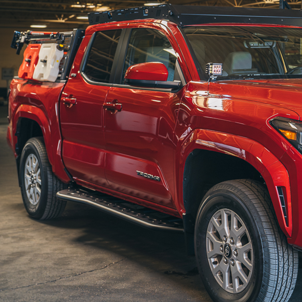 2024+ Toyota Tacoma 0 Degree Step Edition Rock Sliders