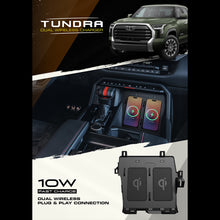 Load image into Gallery viewer, NSV Dual Wireless 10 Watt Qi Phone Charger | '22+ Tundra &amp; '23+ Sequoia
