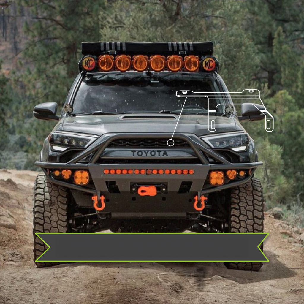 C4 Fabrication 20-23 5th Gen Toyota 4Runner TSS Relocation Kit - 1100-8020