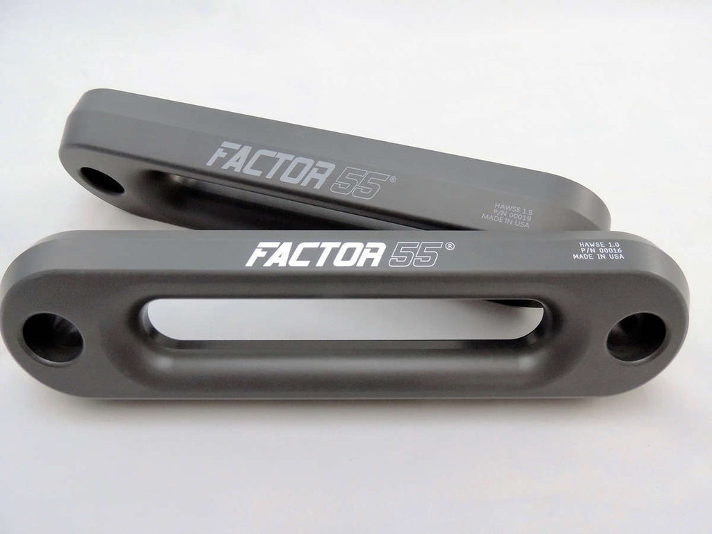 Hawse Fairlead 1.5 Inch Thick Gun Metal Gray Factor 55 - 00019